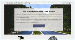 Desktop Screenshot of newjerseystatedefensivedriving.com