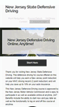 Mobile Screenshot of newjerseystatedefensivedriving.com